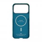 Husa PITAKA Ultra-Slim Monogram cu MagSafe compatibila cu iPhone 17 Pro Max, Gold / Green 3 - lerato.ro